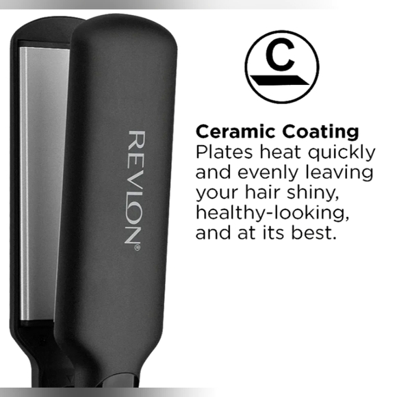 Revlon Fast Results Ceramic Flat Iron, 2 Inch - Picture 4 of 9